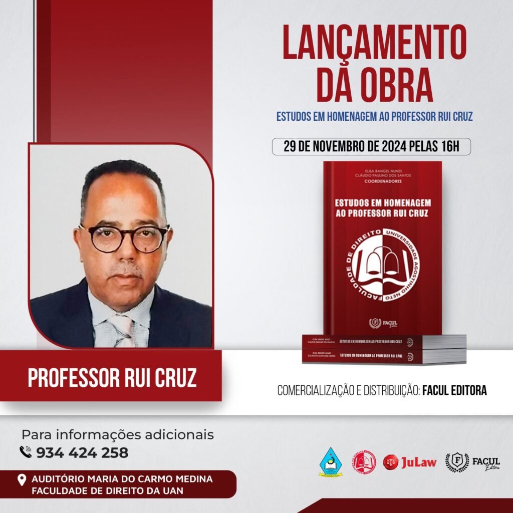 Lançamento da Obra "Estudos em Homenagem ao Professor Rui Cruz"